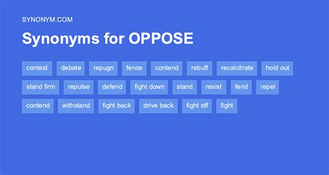See examples of OPPOSE used in a sentence. . Synonym for opposer